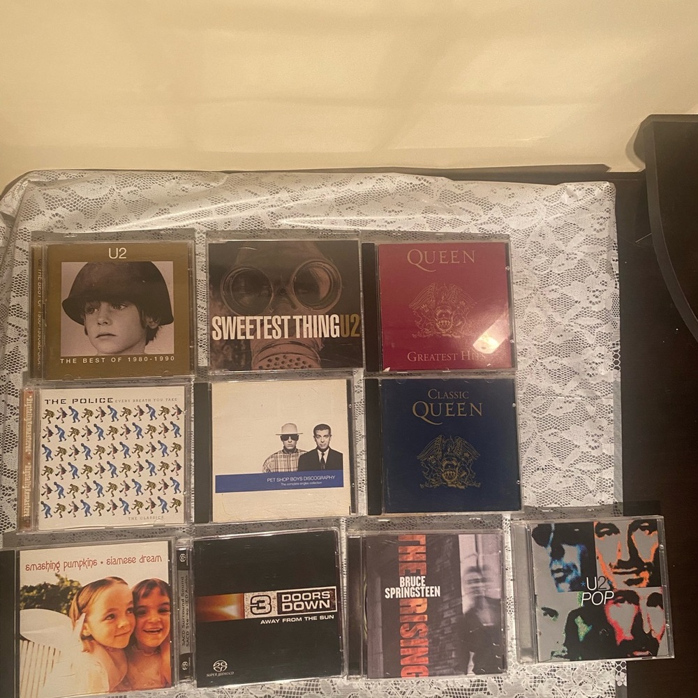 Various Artists CD’s Queen, U2, Petshop boys and others (10 total)